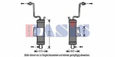 AKS DASIS 801480n -  Осушитель, кондиционер